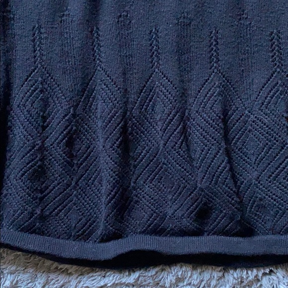 Black Elle Stretchy Sweater Mini Dress - Picture 2 of 8